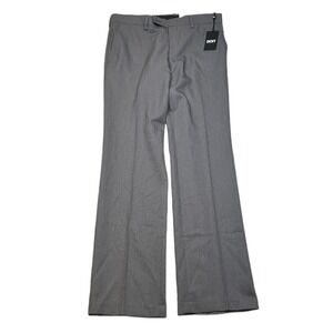DKNY Dress Pants Mens‎ 32x32 Light Gray Dario Stretch NEW